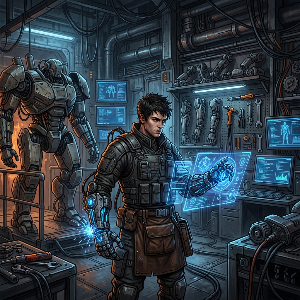 Entering Carlos's laboratory in the eastern south side of Devox.
